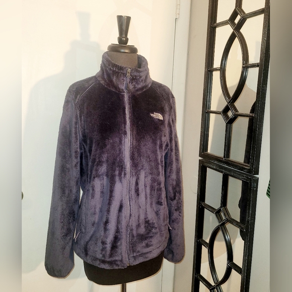 The North Face jacket fleece deep purple woman's size medium - Picture 3 of 11